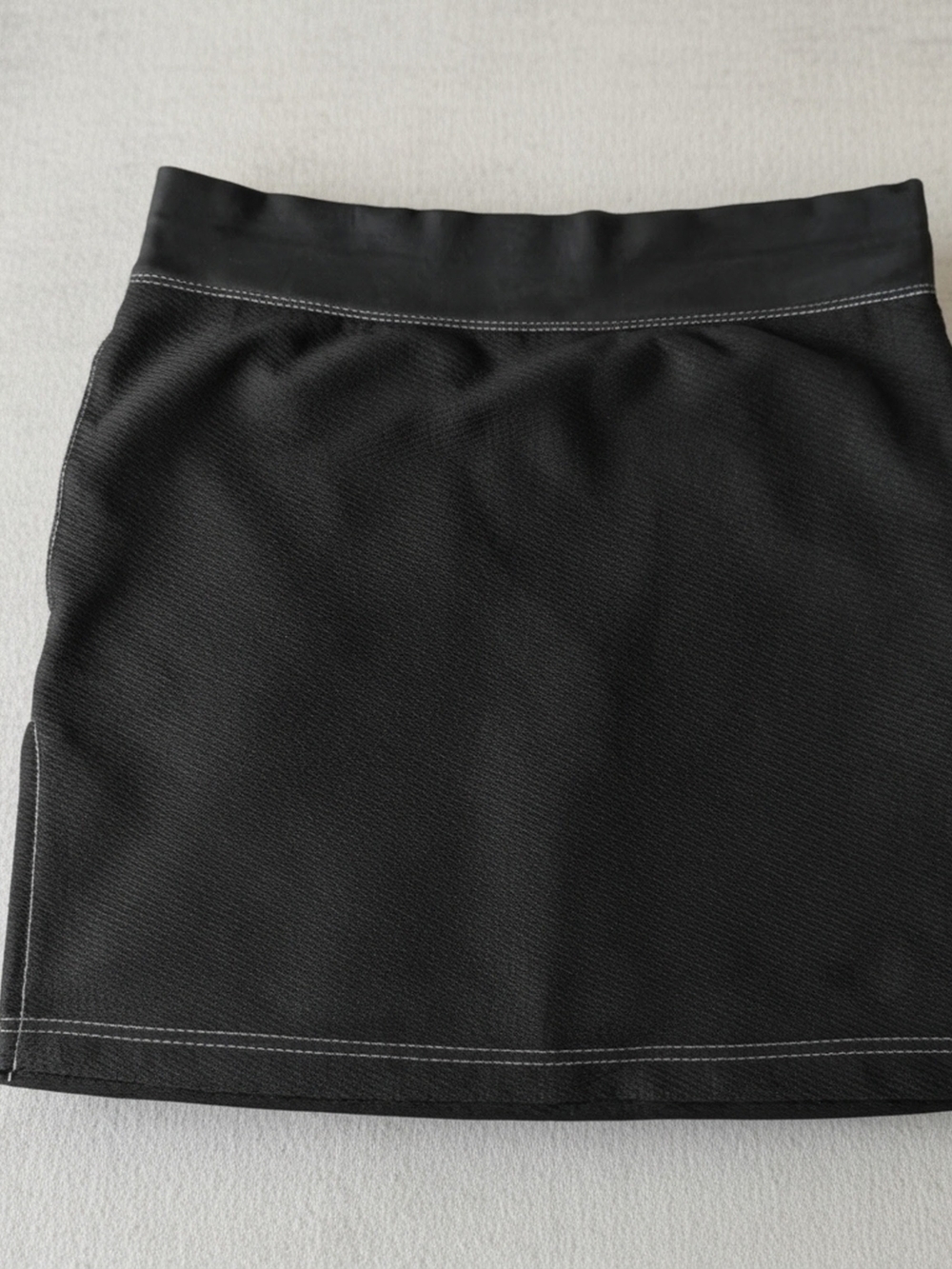 Bette & Court Black Waffle Knit Activewear Golf & Tennis Skirt/ Skort Size S